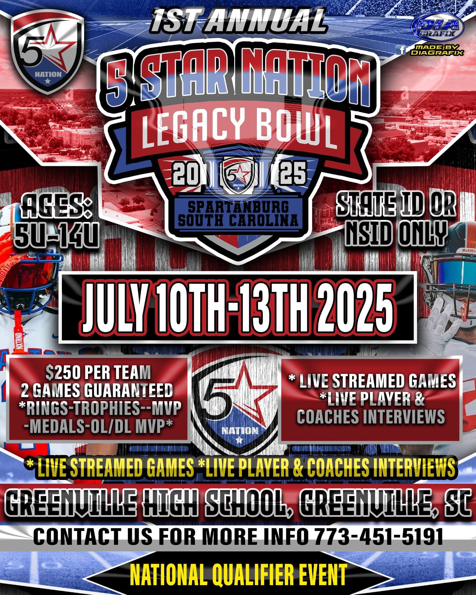 5 Star Nation Legacy Bowl 2025
